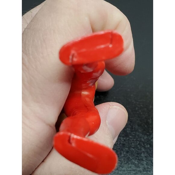 Luchador Action Figure - 5" Muscular & Masked Wrestler - Red Suit - Picture 6 of 7